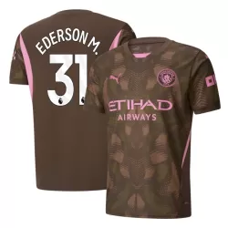 Levné Mužský Fotbalový Dres Manchester City Ederson 31 Brankářské Domácí 2024-25 Levné Mužský Fotbalový Dres Manchester City Ederson 31 Brankářské Domácí 2024-25