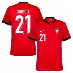 Levné Mužský Fotbalový Dres Portugalsko Diogo J. 21 Domácí ME 2024 Levné Mužský Fotbalový Dres Portugalsko Diogo J. 21 Domácí ME 2024