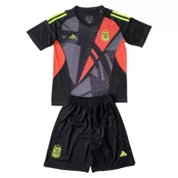 Levné Dětský Fotbalový Dres Argentina Brankářské Domácí 2024 Černá Levné Dětský Fotbalový Dres Argentina Brankářské Domácí 2024 Černá