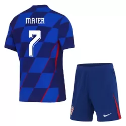 Levné Dětský Fotbalový Dres Chorvatsko Majer 7 Venkovní ME 2024 Levné Dětský Fotbalový Dres Chorvatsko Majer 7 Venkovní ME 2024