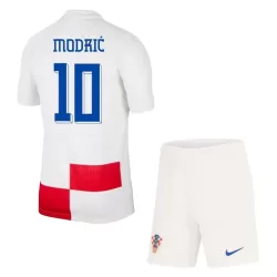 Levné Dětský Fotbalový Dres Chorvatsko Modrić 10 Domácí ME 2024 Levné Dětský Fotbalový Dres Chorvatsko Modrić 10 Domácí ME 2024