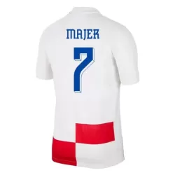 Levné Mužský Fotbalový Dres Chorvatsko Majer 7 Domácí ME 2024 Levné Mužský Fotbalový Dres Chorvatsko Majer 7 Domácí ME 2024