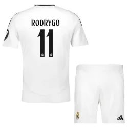 Levné Dětský Fotbalový Dres Real Madrid Rodrygo 11 Domácí 2024-25 Levné Dětský Fotbalový Dres Real Madrid Rodrygo 11 Domácí 2024-25
