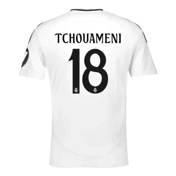 Levné Dětský Fotbalový Dres Real Madrid Tchouameni 18 Domácí 2024-25