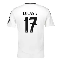 Levné Mužský Fotbalový Dres Real Madrid Lucas V. 17 Domácí 2024-25 Levné Mužský Fotbalový Dres Real Madrid Lucas V. 17 Domácí 2024-25