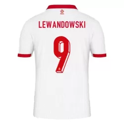 Levné Mužský Fotbalový Dres Polsko Lewandowski 9 Domácí ME 2024 Levné Mužský Fotbalový Dres Polsko Lewandowski 9 Domácí ME 2024