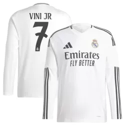 Levné Mužský Fotbalový Dres Real Madrid Vini JR 7 Domácí 2024-25 Dlouhý Rukáv Levné Mužský Fotbalový Dres Real Madrid Vini JR 7 Domácí 2024-25 Dlouhý Rukáv