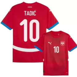 Levné Mužský Fotbalový Dres Srbsko Tadic 10 Domácí ME 2024 Levné Mužský Fotbalový Dres Srbsko Tadic 10 Domácí ME 2024