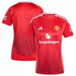 Levné Dámský Fotbalový Dres Manchester United Domácí 2024-25 Levné Dámský Fotbalový Dres Manchester United Domácí 2024-25
