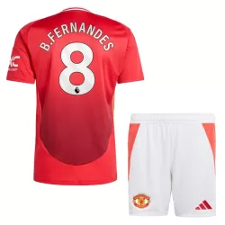 Levné Dětský Fotbalový Dres Manchester United Bruno Fernandes 8 Domácí 2024-25 Levné Dětský Fotbalový Dres Manchester United Bruno Fernandes 8 Domácí 2024-25