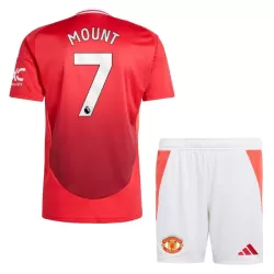 Levné Dětský Fotbalový Dres Manchester United Mount 7 Domácí 2024-25 Levné Dětský Fotbalový Dres Manchester United Mount 7 Domácí 2024-25