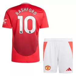Levné Dětský Fotbalový Dres Manchester United Rashford 10 Domácí 2024-25 Levné Dětský Fotbalový Dres Manchester United Rashford 10 Domácí 2024-25