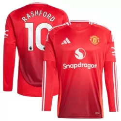 Levné Mužský Fotbalový Dres Manchester United Rashford 10 Domácí 2024-25 Dlouhý Rukáv Levné Mužský Fotbalový Dres Manchester United Rashford 10 Domácí 2024-25 Dlouhý Rukáv