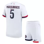 Levné Dětský Fotbalový Dres Paris Saint-Germain Marquinhos 5 Venkovní 2024-25