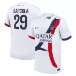 Levné Mužský Fotbalový Dres Paris Saint-Germain Bradley Barcola 29 Venkovní 2024-25