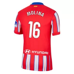 Levné Mužský Fotbalový Dres Atlético Madrid Molina 16 Domácí 2024-25 Levné Mužský Fotbalový Dres Atlético Madrid Molina 16 Domácí 2024-25
