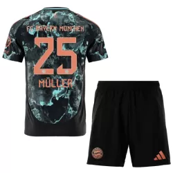 Levné Dětský Fotbalový Dres FC Bayern Mnichov Muller 25 Venkovní 2024-25 Levné Dětský Fotbalový Dres FC Bayern Mnichov Muller 25 Venkovní 2024-25