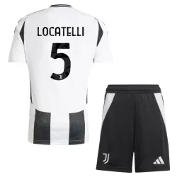 Levné Dětský Fotbalový Dres Juventus Locatelli 5 Domácí 2024-25 Levné Dětský Fotbalový Dres Juventus Locatelli 5 Domácí 2024-25