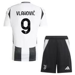 Levné Dětský Fotbalový Dres Juventus Vlahovic 9 Domácí 2024-25 Levné Dětský Fotbalový Dres Juventus Vlahovic 9 Domácí 2024-25