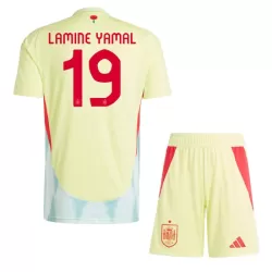 Levné Dětský Fotbalový Dres Španělsko Lamine Yamal 19 Venkovní ME 2024 Levné Dětský Fotbalový Dres Španělsko Lamine Yamal 19 Venkovní ME 2024