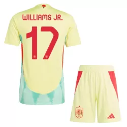 Levné Dětský Fotbalový Dres Španělsko Williams JR 17 Venkovní ME 2024 Levné Dětský Fotbalový Dres Španělsko Williams JR 17 Venkovní ME 2024