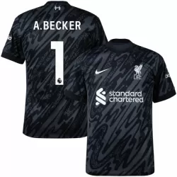 Levné Mužský Fotbalový Dres Liverpool A. Becker 1 Brankářské 2024-25 Černá Levné Mužský Fotbalový Dres Liverpool A. Becker 1 Brankářské 2024-25 Černá