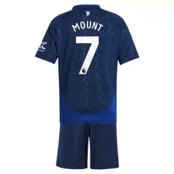Levné Dětský Fotbalový Dres Manchester United Mount 7 Venkovní 2024-25 Levné Dětský Fotbalový Dres Manchester United Mount 7 Venkovní 2024-25