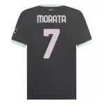 Levné Mužský Fotbalový Dres AC Milán Morata 7 Alternativní 2024-25