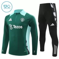 Levné Dětský Manchester United Tréninkové teplákové soupravy Čtvrt-Zip 2024-25 Zelená Levné Dětský Manchester United Tréninkové teplákové soupravy Čtvrt-Zip 2024-25 Zelená