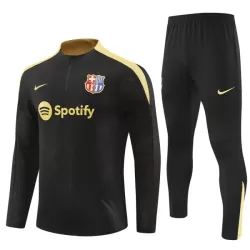 Levné Mužský Barcelona Tréninkové teplákové soupravy Čtvrt-Zip 2024-25 Černá Levné Mužský Barcelona Tréninkové teplákové soupravy Čtvrt-Zip 2024-25 Černá
