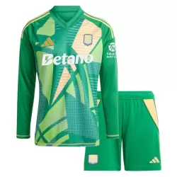 Levné Dětský Fotbalový Dres Aston Villa Brankářské 2024-25 Zelená Dlouhý Rukáv Levné Dětský Fotbalový Dres Aston Villa Brankářské 2024-25 Zelená Dlouhý Rukáv