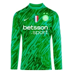 Levné Mužský Fotbalový Dres Inter Milán Brankářské 2024-25 Zelená Dlouhý Rukáv Levné Mužský Fotbalový Dres Inter Milán Brankářské 2024-25 Zelená Dlouhý Rukáv