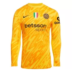 Levné Mužský Fotbalový Dres Inter Milán Brankářské 2024-25 Žlutá Dlouhý Rukáv Levné Mužský Fotbalový Dres Inter Milán Brankářské 2024-25 Žlutá Dlouhý Rukáv