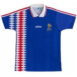 Levné Mužský Fotbalový Dres Francie Domácí Retro 1994 Levné Mužský Fotbalový Dres Francie Domácí Retro 1994