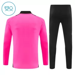 Levné Dětský Real Madrid Tréninkové teplákové soupravy Čtvrt-Zip 2024-25