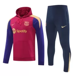 Levné Mužský Barcelona Hoodie Tréninkové teplákové soupravy 2024-25 Červená Levné Mužský Barcelona Hoodie Tréninkové teplákové soupravy 2024-25 Červená