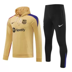 Levné Mužský Barcelona Hoodie Tréninkové teplákové soupravy 2024-25 Žlutá Levné Mužský Barcelona Hoodie Tréninkové teplákové soupravy 2024-25 Žlutá