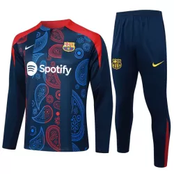 Levné Mužský Barcelona Tréninkové teplákové soupravy Čtvrt-Zip 2024-25 Navy Levné Mužský Barcelona Tréninkové teplákové soupravy Čtvrt-Zip 2024-25 Navy
