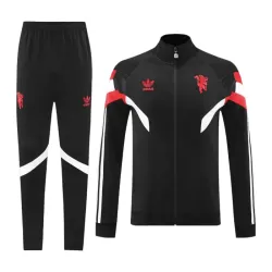 Levné Mužský Manchester United Teplákové Soupravy 2024-25 Černá Levné Mužský Manchester United Teplákové Soupravy 2024-25 Černá