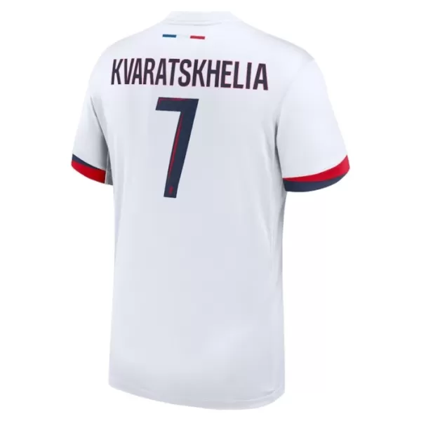 Levné Mužský Fotbalový Dres Paris Saint-Germain Kvaratskhelia 7 Venkovní 2024-25