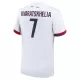 Levné Mužský Fotbalový Dres Paris Saint-Germain Kvaratskhelia 7 Venkovní 2024-25