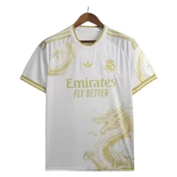 Levné Mužský Fotbalový Dres Real Madrid Dragon 2024-25 Bílá - Speciální