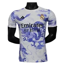 Levné Mužský Fotbalový Dres Real Madrid Dragon 2024-25 Bílá - Speciální
