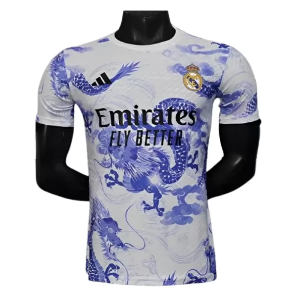 Levné Mužský Fotbalový Dres Real Madrid Dragon 2024-25 Bílá - Speciální Levné Mužský Fotbalový Dres Real Madrid Dragon 2024-25 Bílá - Speciální