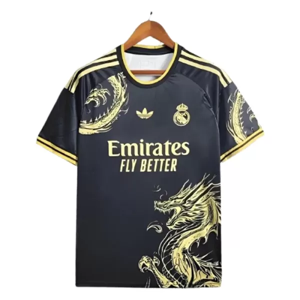 Levné Mužský Fotbalový Dres Real Madrid Dragon 2024-25 Černá - Speciální Levné Mužský Fotbalový Dres Real Madrid Dragon 2024-25 Černá - Speciální