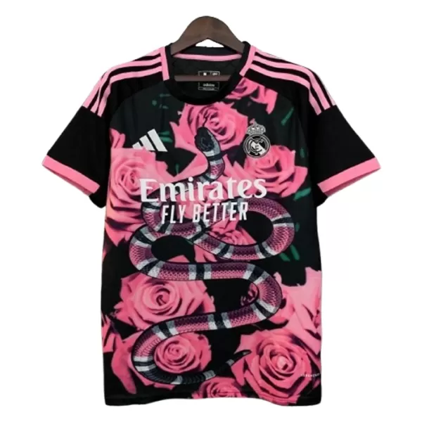 Levné Mužský Fotbalový Dres Real Madrid x Rose 2024-25 Růžová - Speciální Levné Mužský Fotbalový Dres Real Madrid x Rose 2024-25 Růžová - Speciální