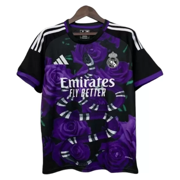 Levné Mužský Fotbalový Dres Real Madrid x Rose Purple Version 2024-25 - Speciální Levné Mužský Fotbalový Dres Real Madrid x Rose Purple Version 2024-25 - Speciální