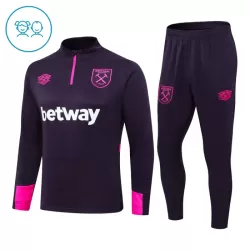 Levné Dětský West Ham United Tréninkové teplákové soupravy Čtvrt-Zip 2024-25