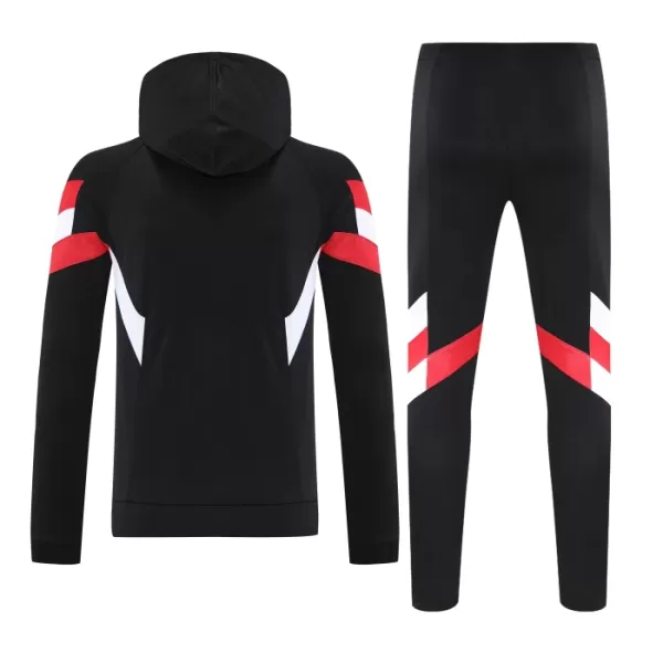 Levné Mužský Manchester United Hoodie Tréninkové teplákové soupravy 2024-25 Černá
