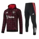 Levné Mužský Manchester United Hoodie Tréninkové teplákové soupravy 2024-25 Červená Levné Mužský Manchester United Hoodie Tréninkové teplákové soupravy 2024-25 Červená